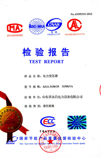 郑州电力变压器检测报告
